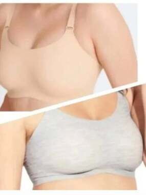 Knix Seamless Evolution Reversible Bra Nude Size 3